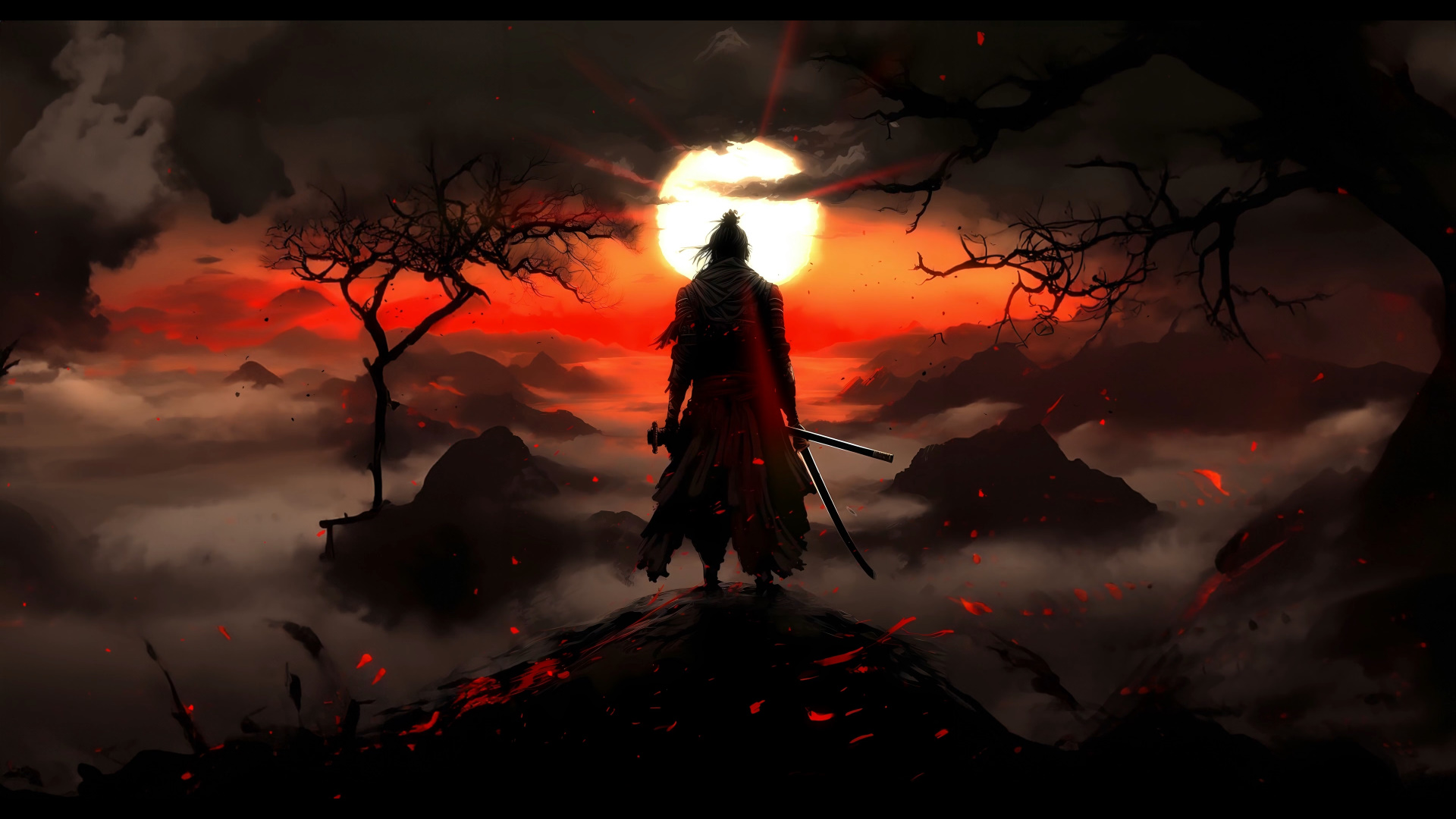 samurai-at-sunset-4k