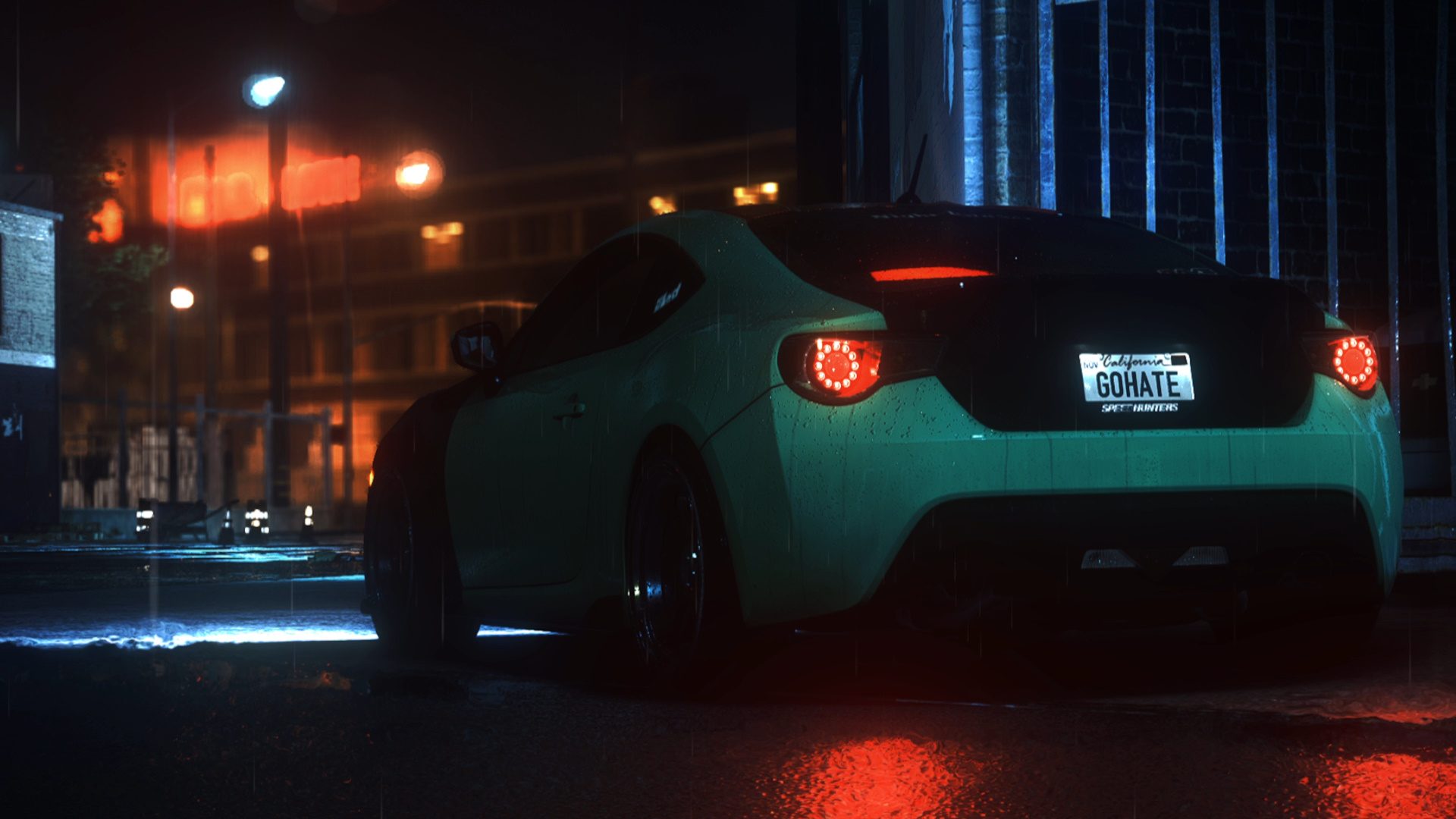 turquoise-subaru-4k