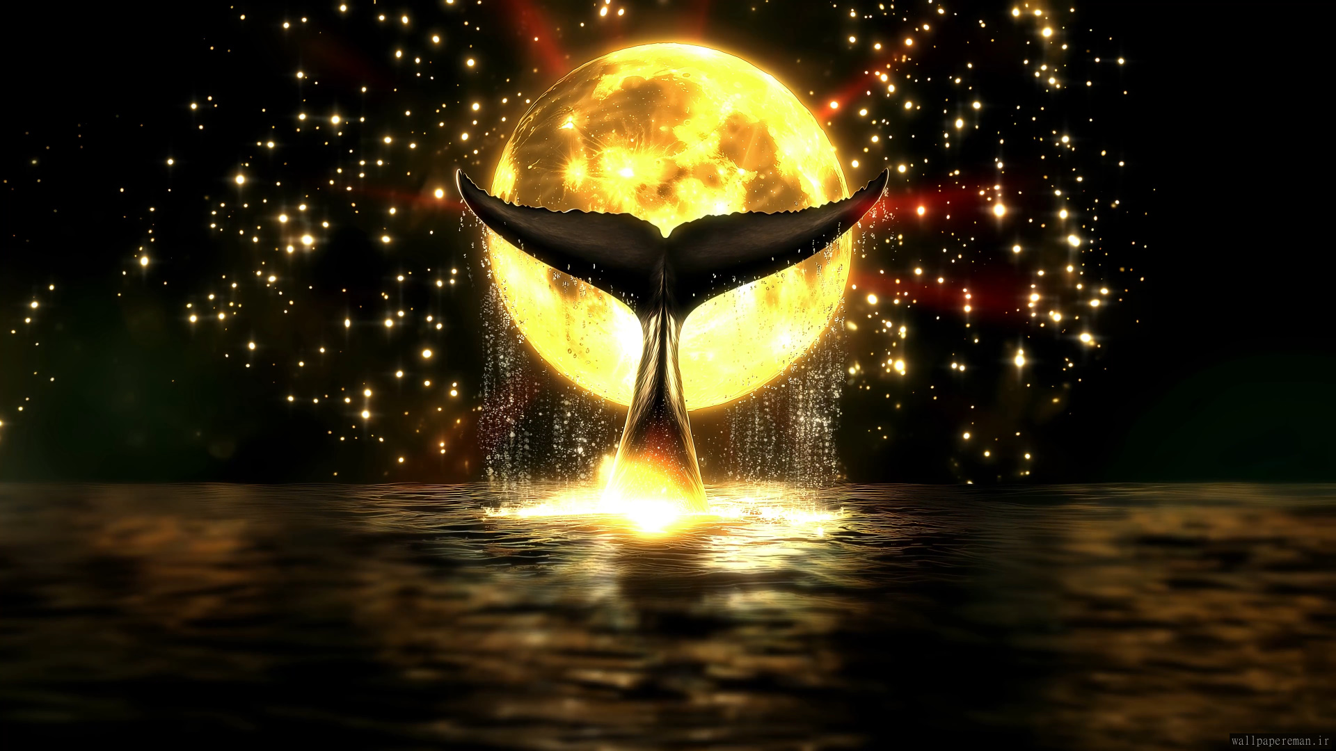 whale-and-moon-4k